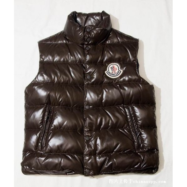 Moncler Uomo Giù gilet caffè uscita M65